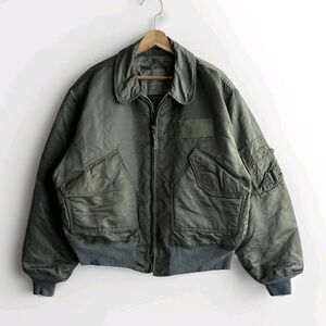 Alpha Industries Men’s Flyers Jacket MIL-J-23230A Top Gun Green Size XL Military